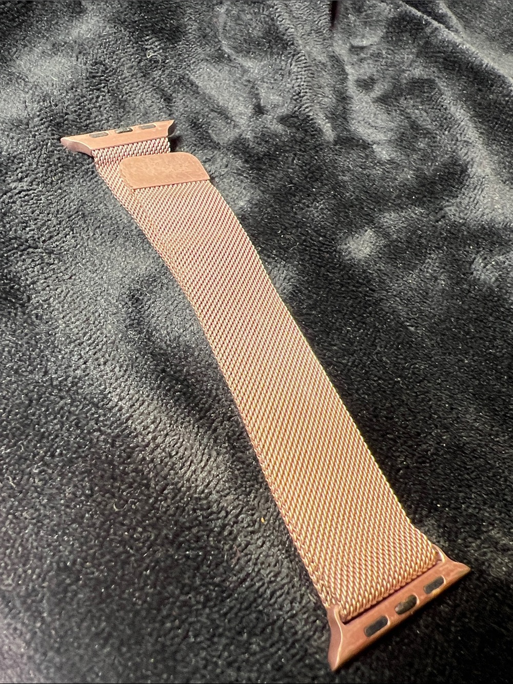 Rose Gold Mesh Watch Band Replacement Strap for Smartwatches